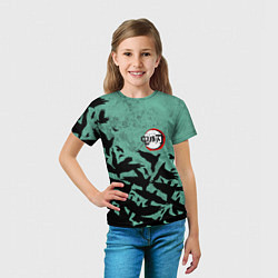 Футболка детская DEMON SLAYER KIMETSU NO YAIBA, цвет: 3D-принт — фото 2