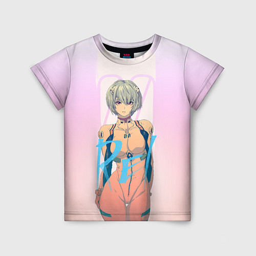 Детская футболка Rei Ayanami / 3D-принт – фото 1