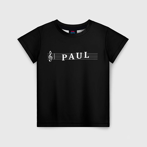 Детская футболка Paul / 3D-принт – фото 1