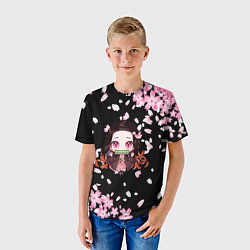 Футболка детская NEZUKO НЕЗУКО, цвет: 3D-принт — фото 2