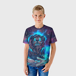 Футболка детская Galaxy Lion, цвет: 3D-принт — фото 2