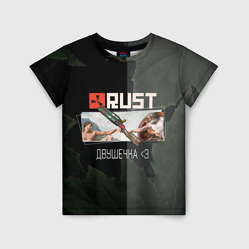 Детская футболка Rust Мамкин Рейдер Раст / 3D-принт – фото 1