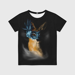 Футболка детская Лиса в маске, цвет: 3D-принт