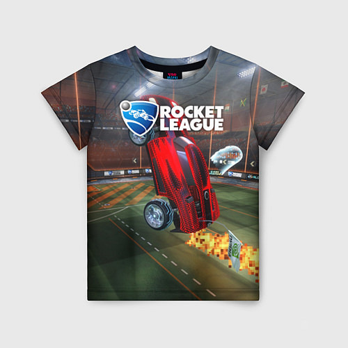 Детская футболка Rocket League / 3D-принт – фото 1