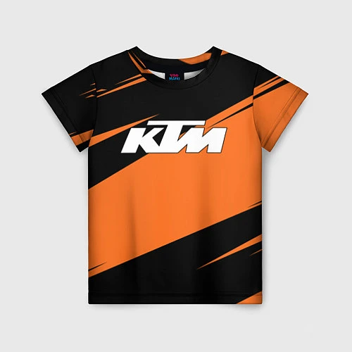 Детская футболка KTM КТМ / 3D-принт – фото 1