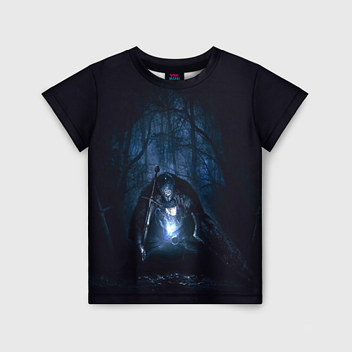Детская футболка Странник в лесу / 3D-принт – фото 1