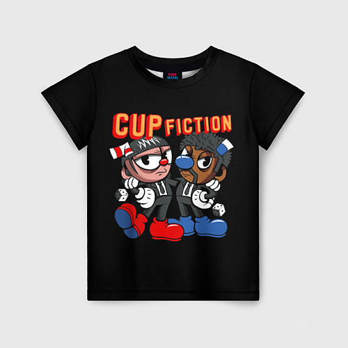 Детская футболка CUP FICTION / 3D-принт – фото 1