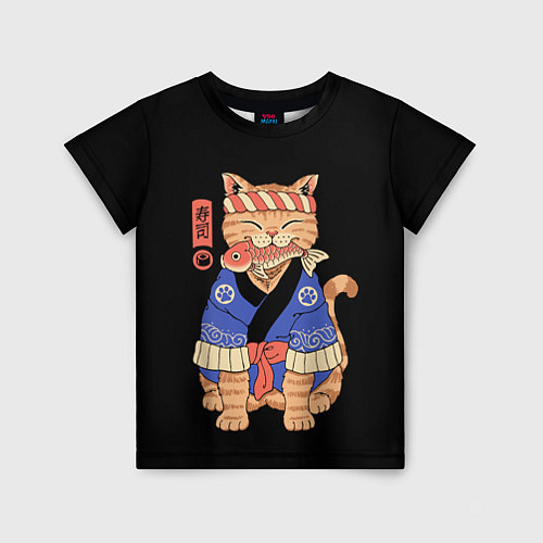 Детская футболка Суши Мастер / 3D-принт – фото 1