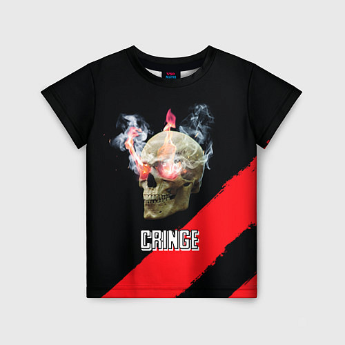 Детская футболка Cringe / 3D-принт – фото 1