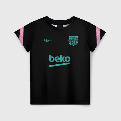 Детская футболка FC Barcelona Training shirt 202122 / 3D-принт – фото 1