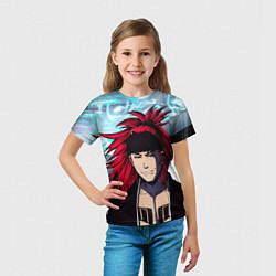 Футболка детская Рэндзи Абараи Блич, цвет: 3D-принт — фото 2