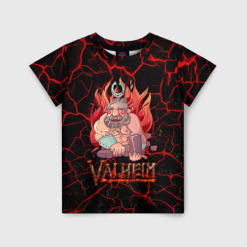 Детская футболка Valheim Кузнец / 3D-принт – фото 1