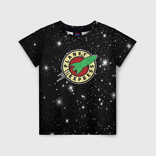 Детская футболка Межпланетный Экспресс Футурама / 3D-принт – фото 1