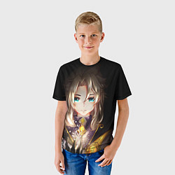 Футболка детская Blue Eyes Albedo, цвет: 3D-принт — фото 2