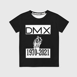 Футболка детская DMX 1970-2021, цвет: 3D-принт