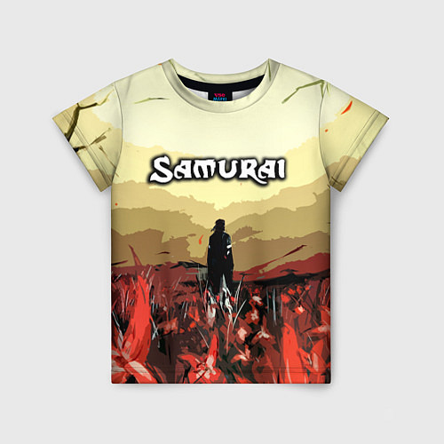 Детская футболка SAMURAI PROJECT RED / 3D-принт – фото 1