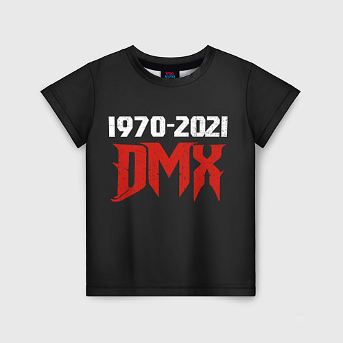 Детская футболка DMX 1970-2021 / 3D-принт – фото 1
