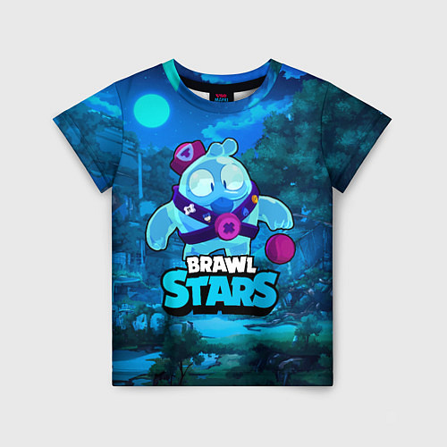 Детская футболка Сквик Squeak Brawl Stars / 3D-принт – фото 1