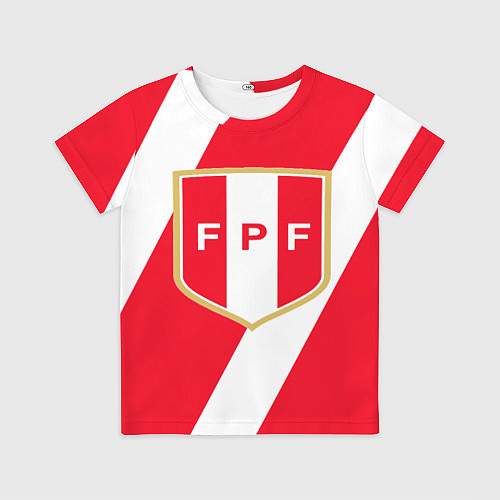 Детская футболка Сборная Перу / 3D-принт – фото 1
