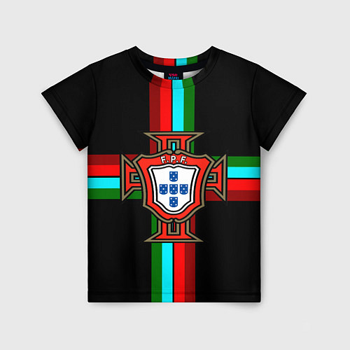 Детская футболка Сборная Португалии / 3D-принт – фото 1