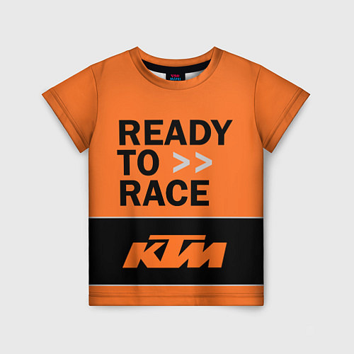 Детская футболка KTM READY TO RACE Z / 3D-принт – фото 1