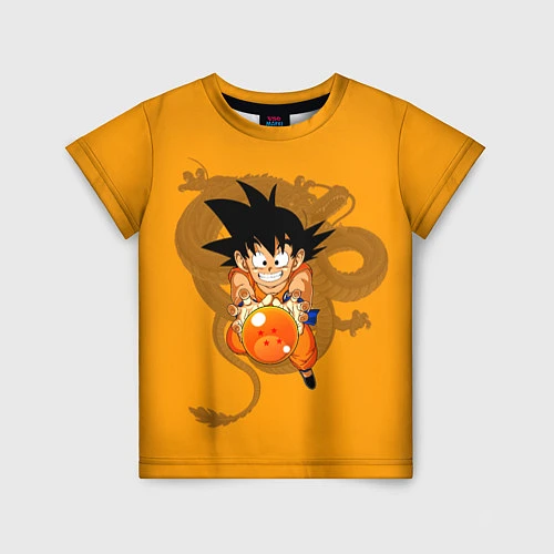 Детская футболка Kid Goku / 3D-принт – фото 1