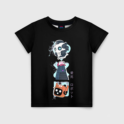 Детская футболка Любовь, Смерть и Роботы / 3D-принт – фото 1