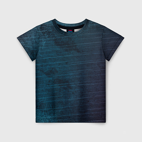 Детская футболка Texture Blue Ripples / 3D-принт – фото 1