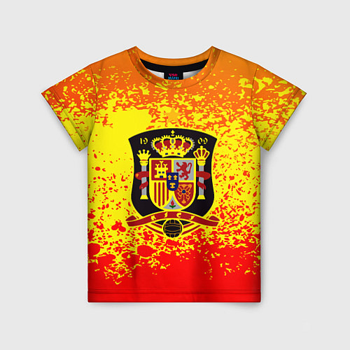 Детская футболка Сборная Испании / 3D-принт – фото 1