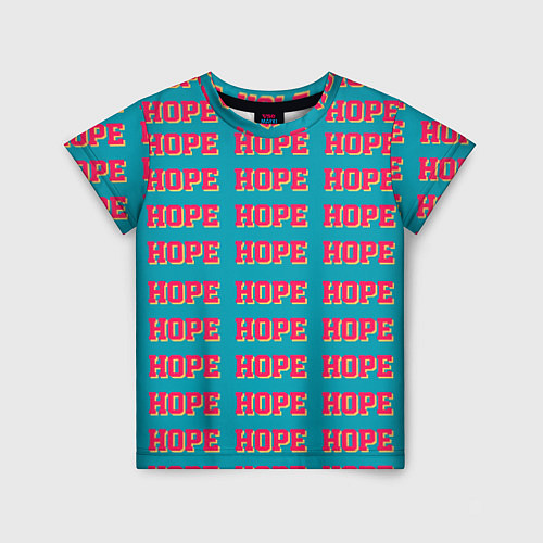 Детская футболка BTS HOPE / 3D-принт – фото 1