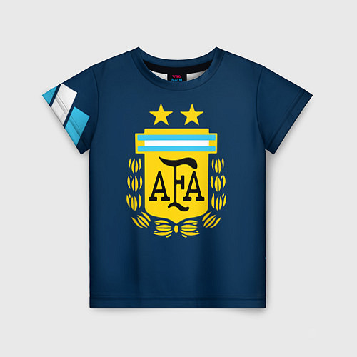 Детская футболка Сборная Аргентины / 3D-принт – фото 1