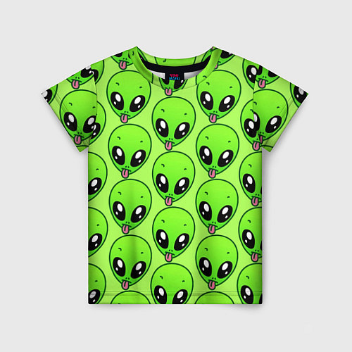 Детская футболка Инопланетяне / 3D-принт – фото 1