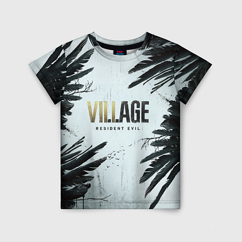 Детская футболка Resident Evil Village Crow / 3D-принт – фото 1