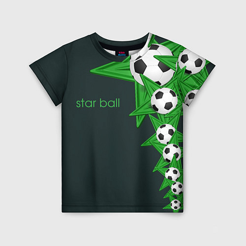 Детская футболка Star ball / 3D-принт – фото 1