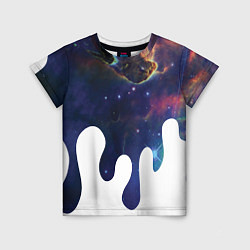 Детская футболка Стекающий космос