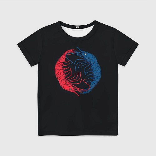 Детская футболка Marine Dualism / 3D-принт – фото 1