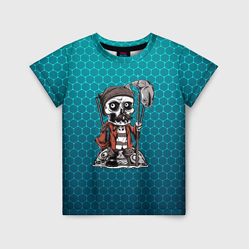 Детская футболка Рыбак / 3D-принт – фото 1