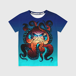Футболка детская Кракен Octopus, цвет: 3D-принт