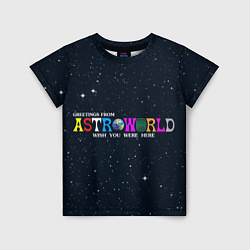 Футболка детская Astroworld, цвет: 3D-принт