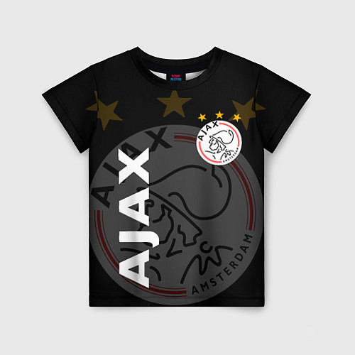 Детская футболка FC AJAX AMSTERDAM ФК АЯКС / 3D-принт – фото 1