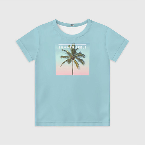 Детская футболка Летние ощущения / 3D-принт – фото 1