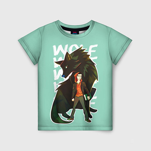 Детская футболка Wolf / 3D-принт – фото 1