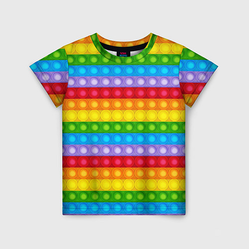 Детская футболка Pop It / 3D-принт – фото 1