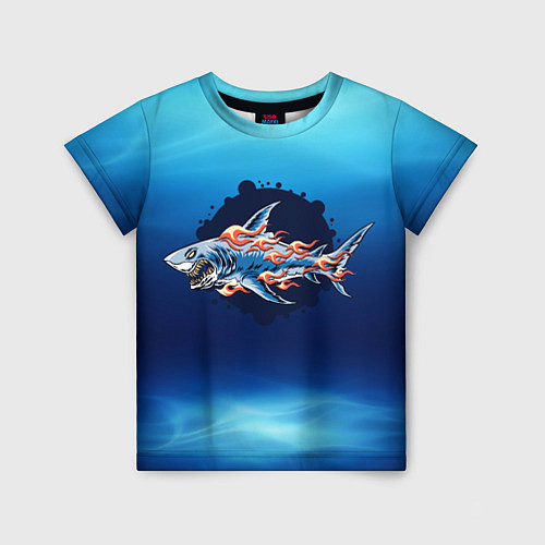 Детская футболка Shark / 3D-принт – фото 1