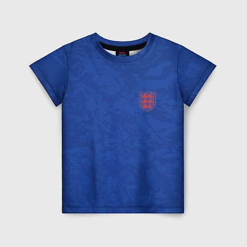 Детская футболка Выездная форма Сборной Англии / 3D-принт – фото 1