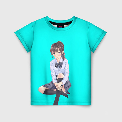 Детская футболка Anime girl / 3D-принт – фото 1