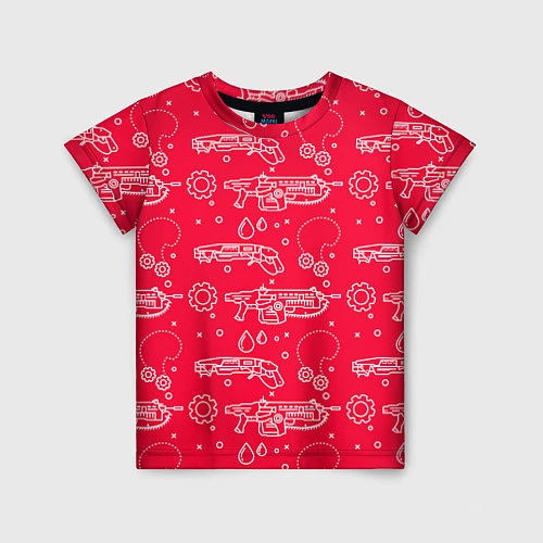 Детская футболка Gears pattern / 3D-принт – фото 1