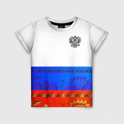 Детская футболка Russia 3 / 3D-принт – фото 1