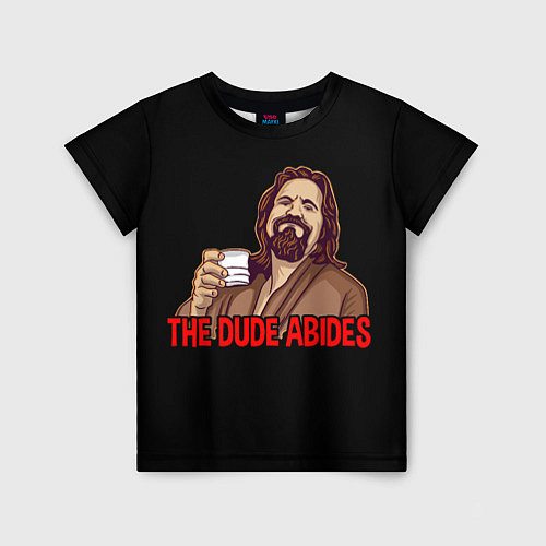 Детская футболка The Dude Abides Lebowski / 3D-принт – фото 1