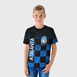 Футболка детская FC ATALANTA ФК АТАЛАНТА, цвет: 3D-принт — фото 2